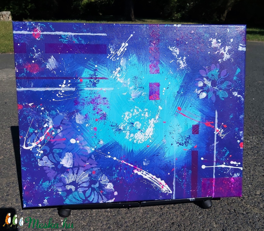 Kék sziget akril festmény (40x50 cm) - művészet - festmény - akril - Meska.hu Kék sziget akril festmény (40x50 cm) - művészet - festmény - akril - Meska.hu