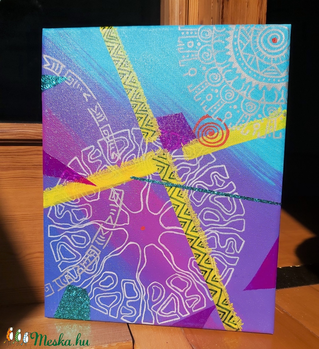 Maja kód akril festmény (24x30 cm) - művészet - festmény - akril - Meska.hu Maja kód akril festmény (24x30 cm) - művészet - festmény - akril - Meska.hu