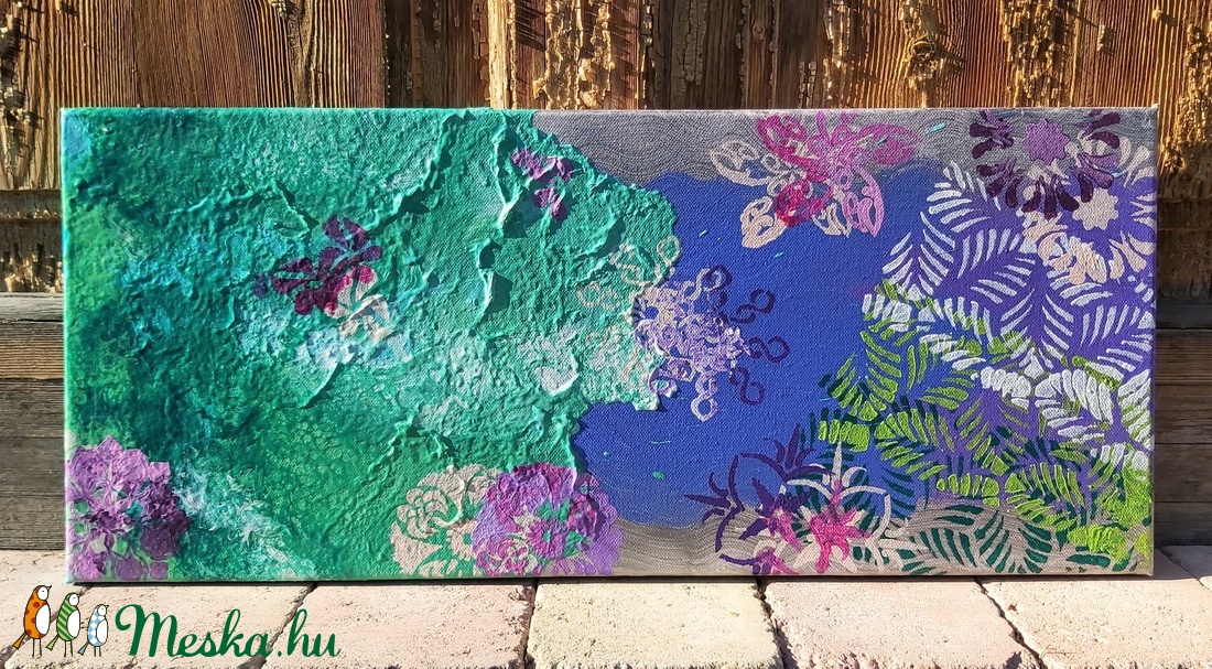 Amazonas akril festmény (25x58 cm) - művészet - festmény - akril - Meska.hu Amazonas akril festmény (25x58 cm) - művészet - festmény - akril - Meska.hu