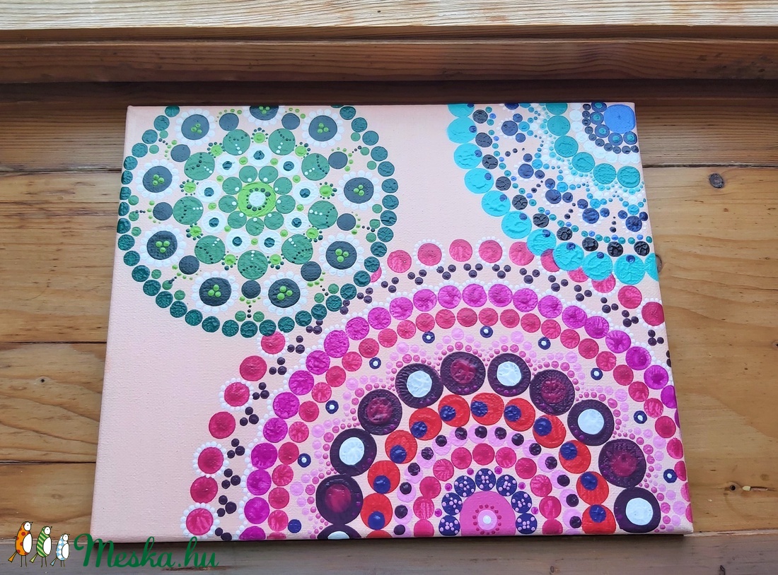Hímzés akril festmény (24x30 cm) - művészet - festmény - akril - Meska.hu Hímzés akril festmény (24x30 cm) - művészet - festmény - akril - Meska.hu