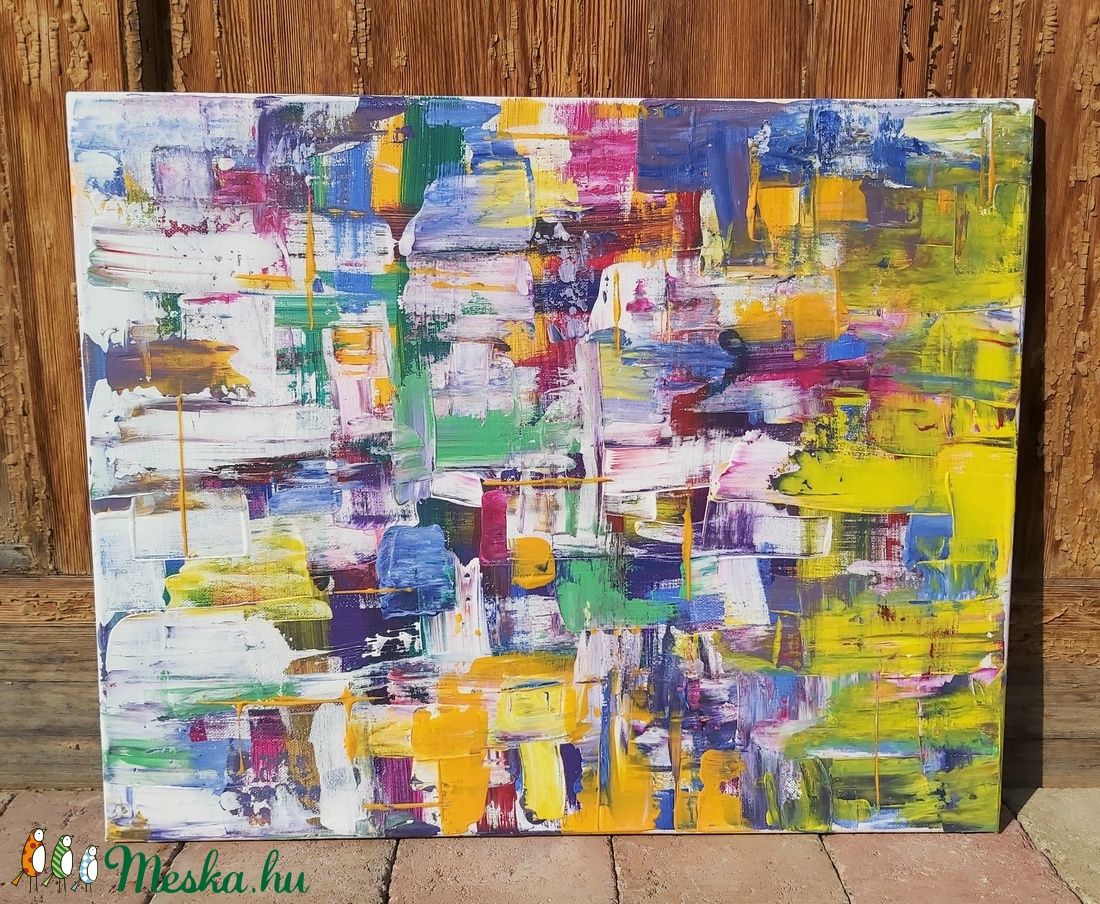 Tér-idő szövet akril festmény (40x50 cm) - művészet - festmény - akril - Meska.hu Tér-idő szövet akril festmény (40x50 cm) - művészet - festmény - akril - Meska.hu