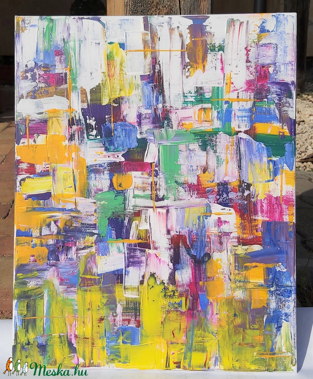 Tér-idő szövet akril festmény (40x50 cm) - művészet - festmény - akril - Meska.hu Tér-idő szövet akril festmény (40x50 cm) - művészet - festmény - akril - Meska.hu