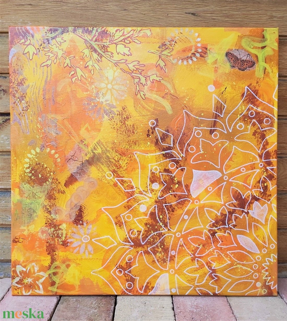Napmeleg föld - akril festmény (58x58 cm) - művészet - festmény - akril - Meska.hu Napmeleg föld - akril festmény (58x58 cm) - művészet - festmény - akril - Meska.hu