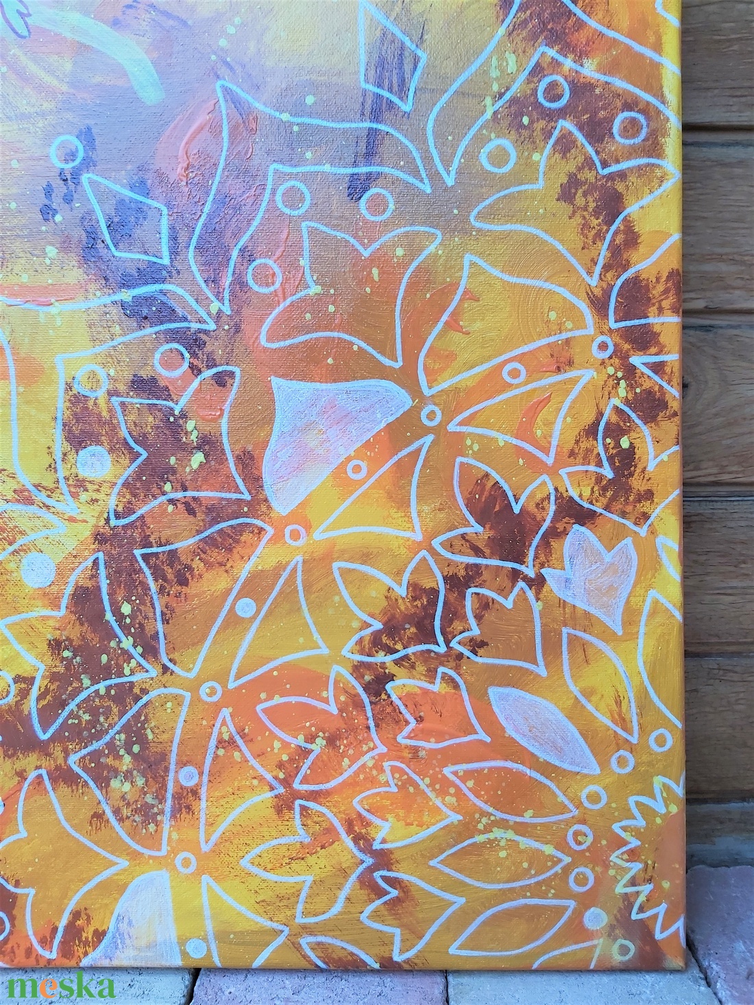 Napmeleg föld - akril festmény (58x58 cm) - művészet - festmény - akril - Meska.hu Napmeleg föld - akril festmény (58x58 cm) - művészet - festmény - akril - Meska.hu