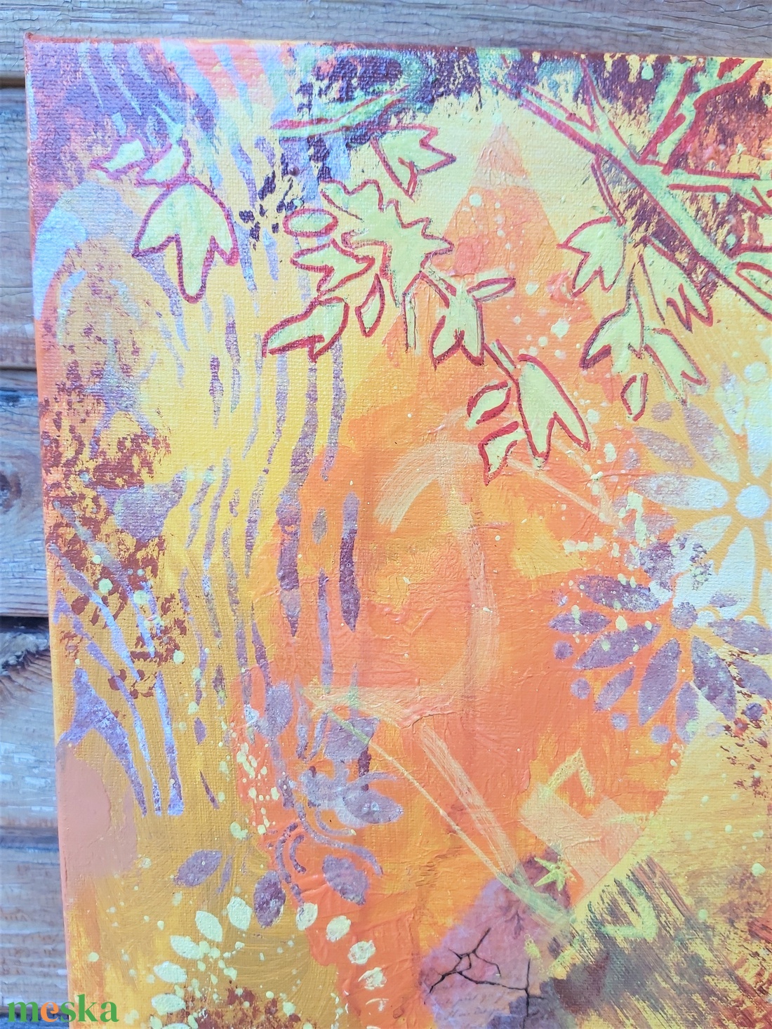 Napmeleg föld - akril festmény (58x58 cm) - művészet - festmény - akril - Meska.hu Napmeleg föld - akril festmény (58x58 cm) - művészet - festmény - akril - Meska.hu