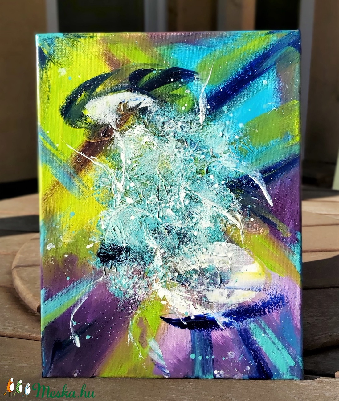 Világok közt - akril festmény (30x40 cm) - művészet - festmény - akril - Meska.hu Világok közt - akril festmény (30x40 cm) - művészet - festmény - akril - Meska.hu
