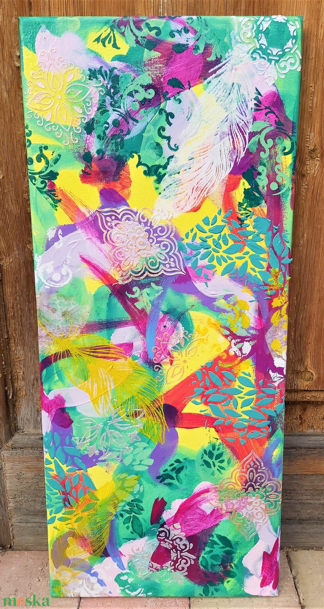 Tavasz - 2 részből álló akril festmény (2x 25x58 cm) - művészet - festmény - akril - Meska.hu Tavasz - 2 részből álló akril festmény (2x 25x58 cm) - művészet - festmény - akril - Meska.hu