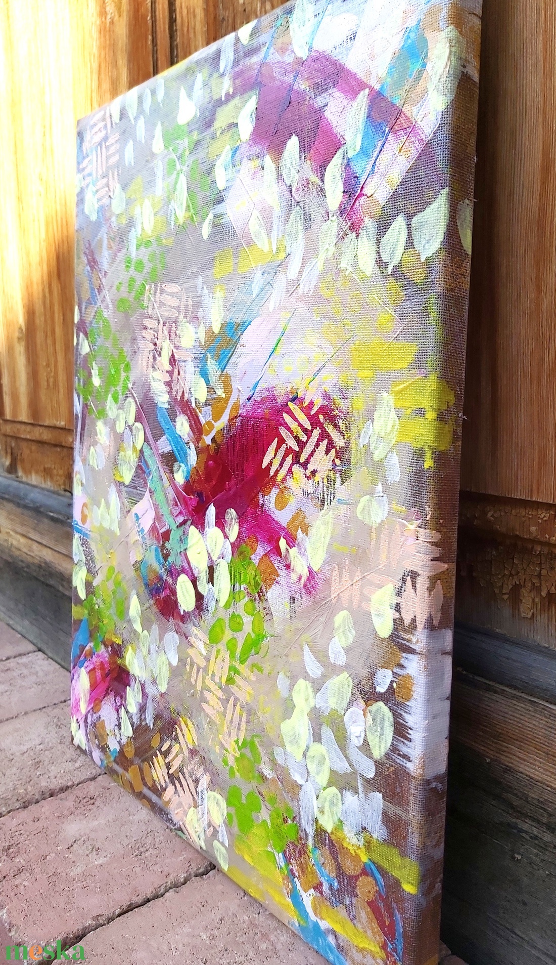 akril festmény (30x40 cm) - Hóvirág - művészet - festmény - akril - Meska.hu akril festmény (30x40 cm) - Hóvirág - művészet - festmény - akril - Meska.hu