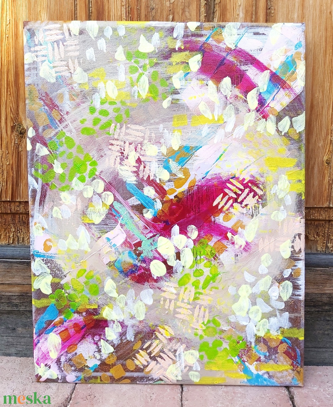 akril festmény (30x40 cm) - Hóvirág - művészet - festmény - akril - Meska.hu akril festmény (30x40 cm) - Hóvirág - művészet - festmény - akril - Meska.hu