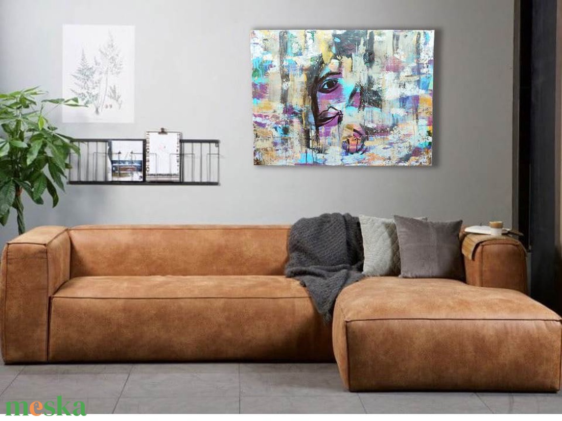 akril festmény (60x80 cm) - ősz - művészet - festmény - akril - Meska.hu
