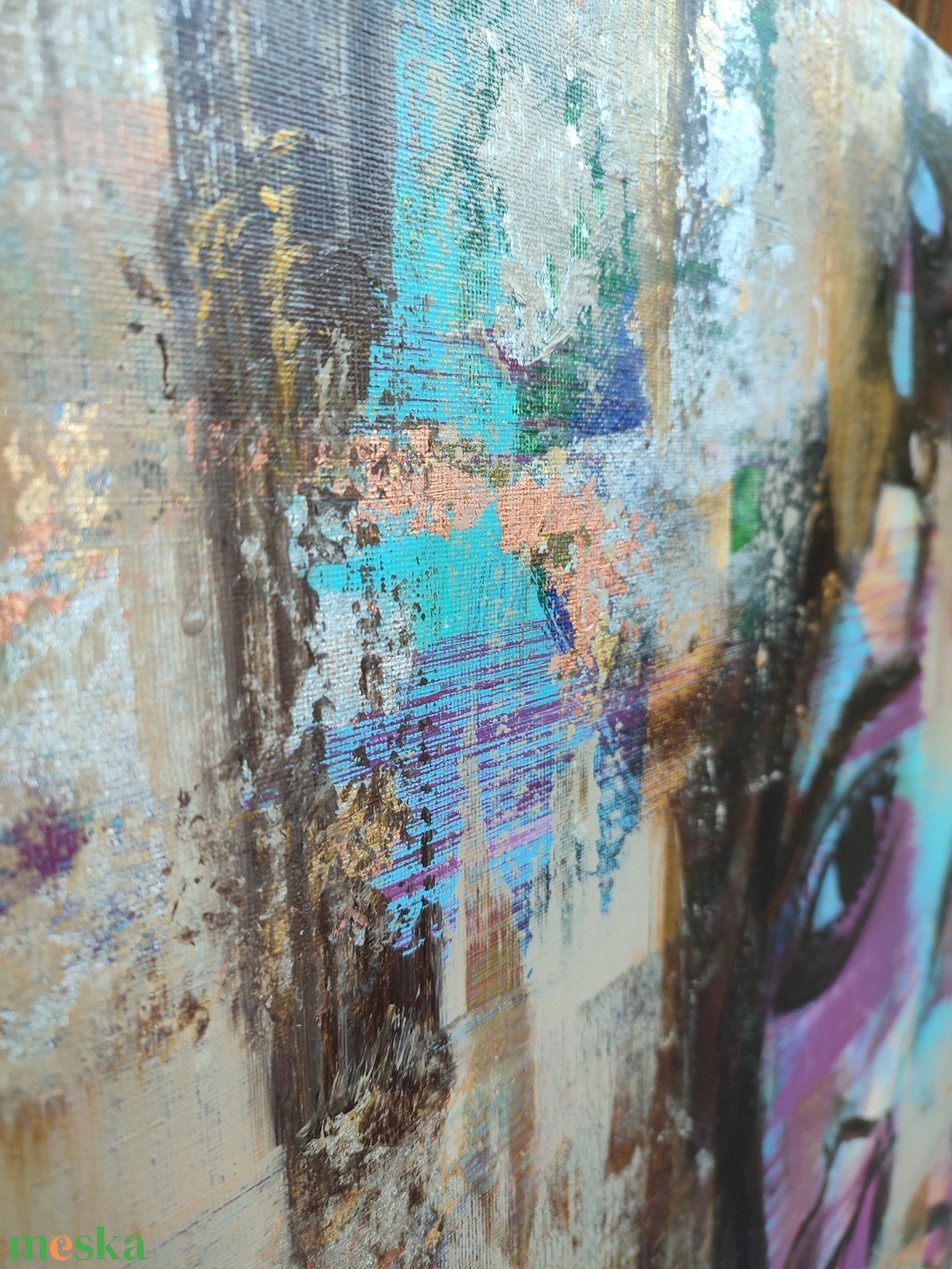 akril festmény (60x80 cm) - ősz - művészet - festmény - akril - Meska.hu