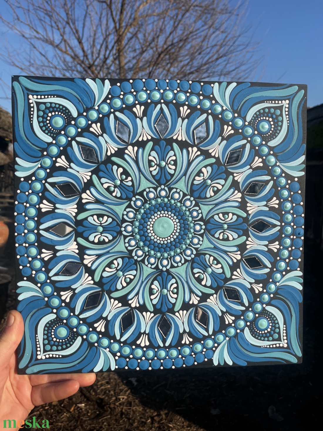 Tengerfény Mandala - kellékek & szerszámok - festék - akrilfesték - Meska.hu Tengerfény Mandala - kellékek & szerszámok - festék - akrilfesték - Meska.hu