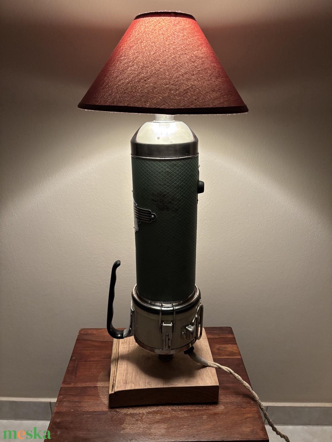 Régi 1950-es évek Arielly porszívó lámpa asztali lámpa - otthon & életmód - lámpa - asztali lámpa - Meska.hu