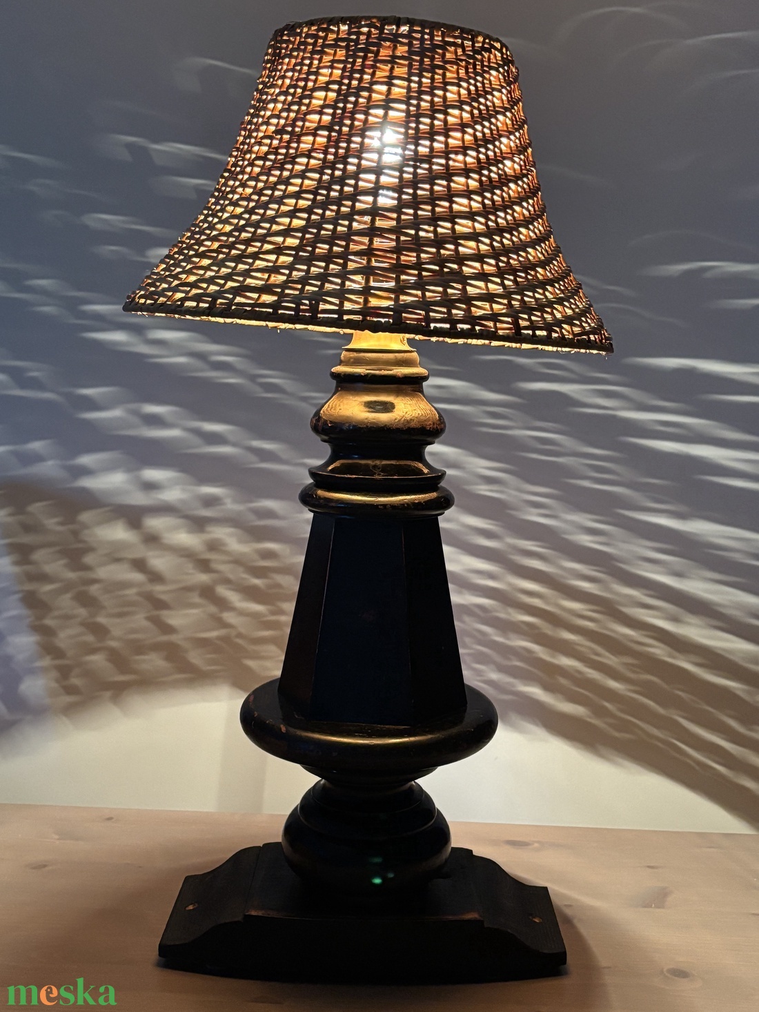 Antik zongora, zongoraláb lámpa, asztali lámpa - otthon & életmód - lámpa - asztali lámpa - Meska.hu