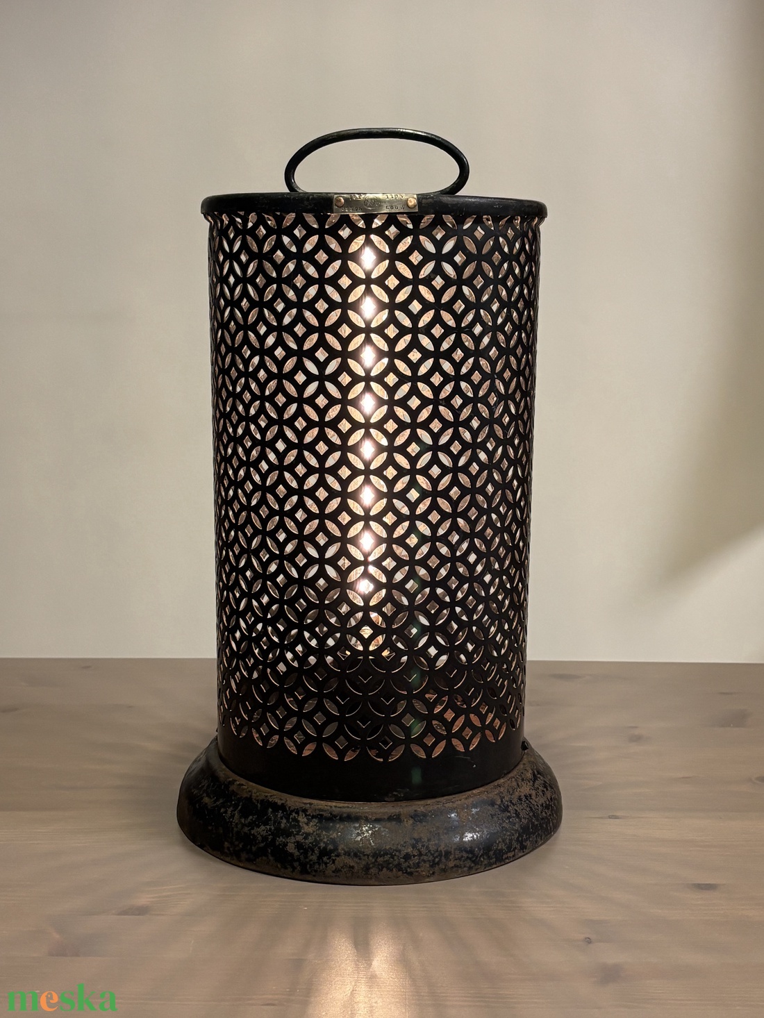 Art Deco lábmelegítő hősugárzó lámpa - otthon & életmód - lámpa - asztali lámpa - Meska.hu