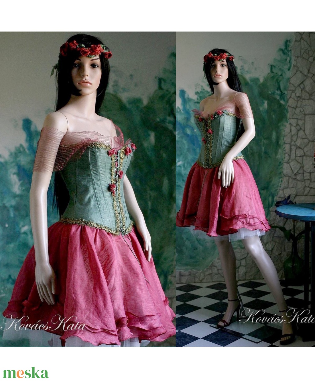 BERTA - exkluzív design-ruha, menyecske ruha - ruha & divat - női ruha - alkalmi ruha & estélyi ruha - Meska.hu BERTA - exkluzív design-ruha, menyecske ruha - ruha & divat - női ruha - alkalmi ruha & estélyi ruha - Meska.hu