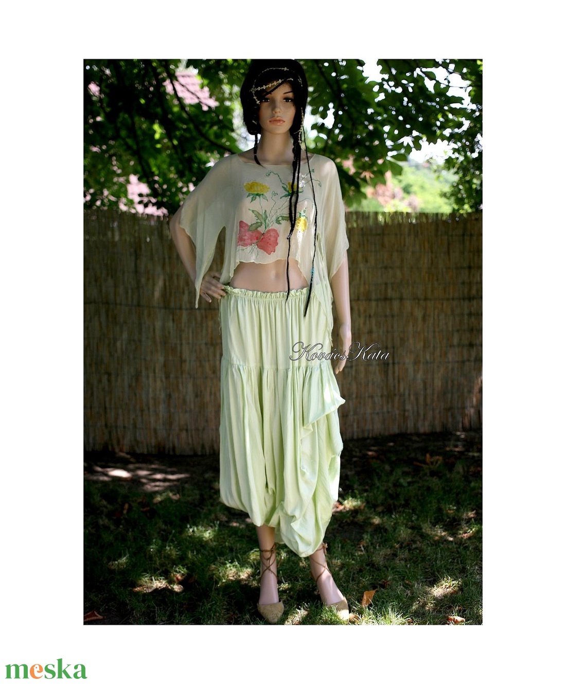 FESTMÉNYBLÚZ / SÁRGA RÓZSA - chiffon-blúz - ruha & divat - női ruha - blúz - Meska.hu FESTMÉNYBLÚZ / SÁRGA RÓZSA - chiffon-blúz - ruha & divat - női ruha - blúz - Meska.hu