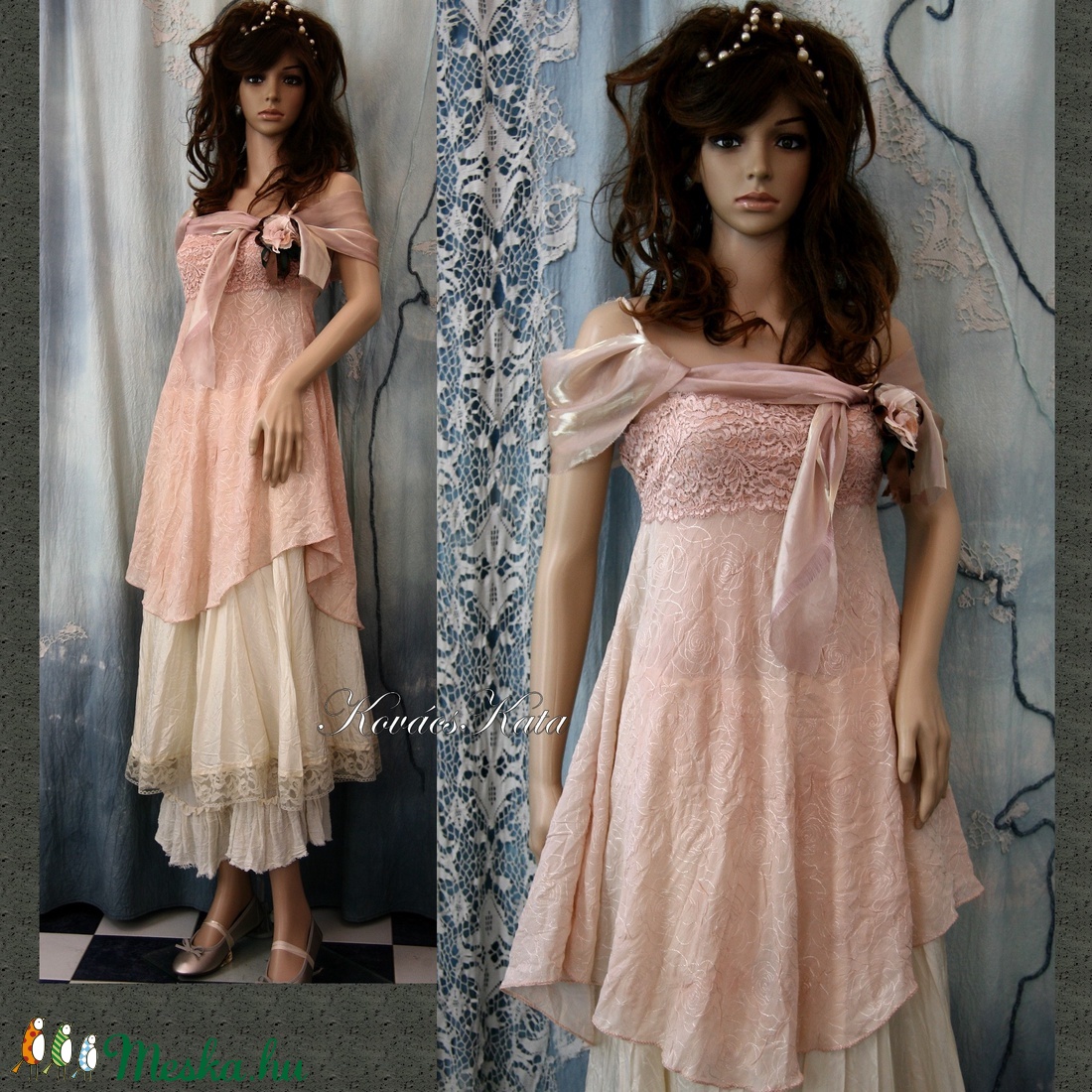 CÉLIA - muszlinruha - ruha & divat - női ruha - alkalmi ruha & estélyi ruha - Meska.hu CÉLIA - muszlinruha - ruha & divat - női ruha - alkalmi ruha & estélyi ruha - Meska.hu