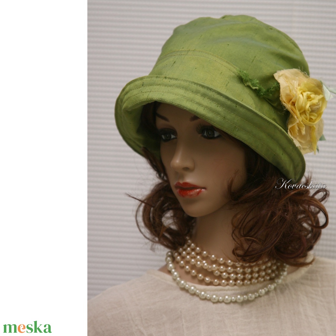 MALINKA - exkluzív selyem flapper-kalap - ruha & divat - sál, sapka, kendő - kalap - Meska.hu MALINKA - exkluzív selyem flapper-kalap - ruha & divat - sál, sapka, kendő - kalap - Meska.hu