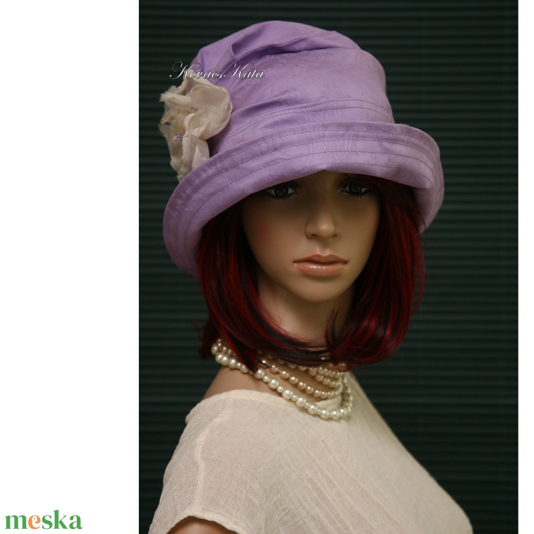 ERNA - design flapper-kalap - ruha & divat - sál, sapka, kendő - kalap - Meska.hu ERNA - design flapper-kalap - ruha & divat - sál, sapka, kendő - kalap - Meska.hu