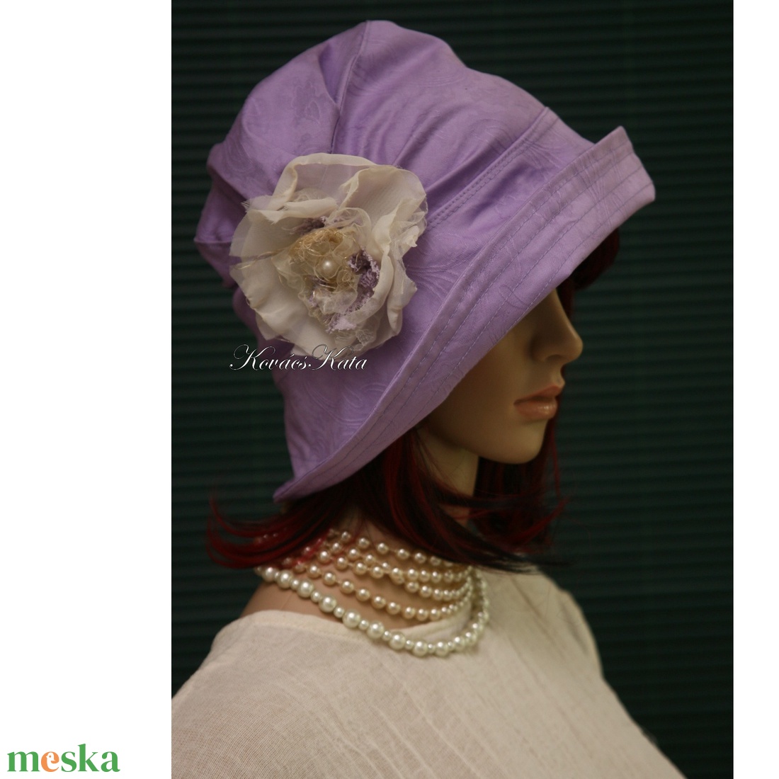 ERNA - design flapper-kalap - ruha & divat - sál, sapka, kendő - kalap - Meska.hu ERNA - design flapper-kalap - ruha & divat - sál, sapka, kendő - kalap - Meska.hu