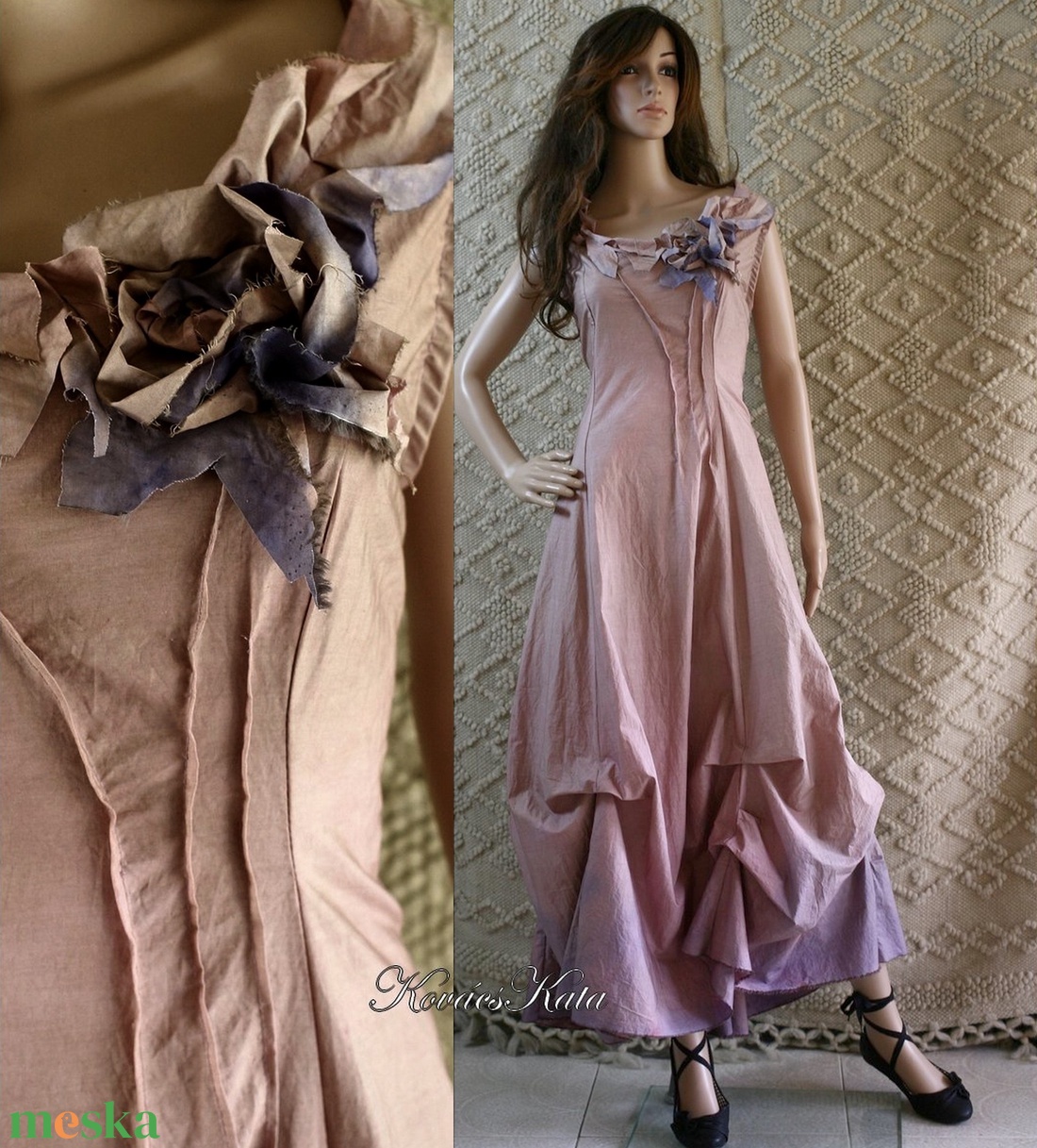 VALERIE - romantikus design ruha XL - ruha & divat - női ruha - alkalmi ruha & estélyi ruha - Meska.hu