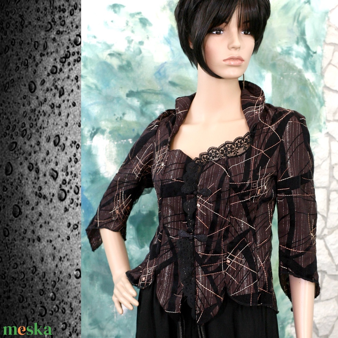 DIANA / orient mokka -design kabátka - ruha & divat - női ruha - alkalmi ruha & estélyi ruha - Meska.hu DIANA / orient mokka -design kabátka - ruha & divat - női ruha - alkalmi ruha & estélyi ruha - Meska.hu