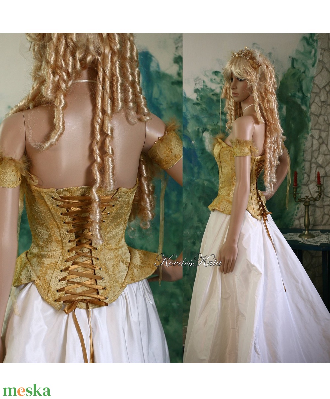 APHRODITE - antik-brokát fűző - esküvő - ruha - menyasszonyi ruha - Meska.hu APHRODITE - antik-brokát fűző - esküvő - ruha - menyasszonyi ruha - Meska.hu