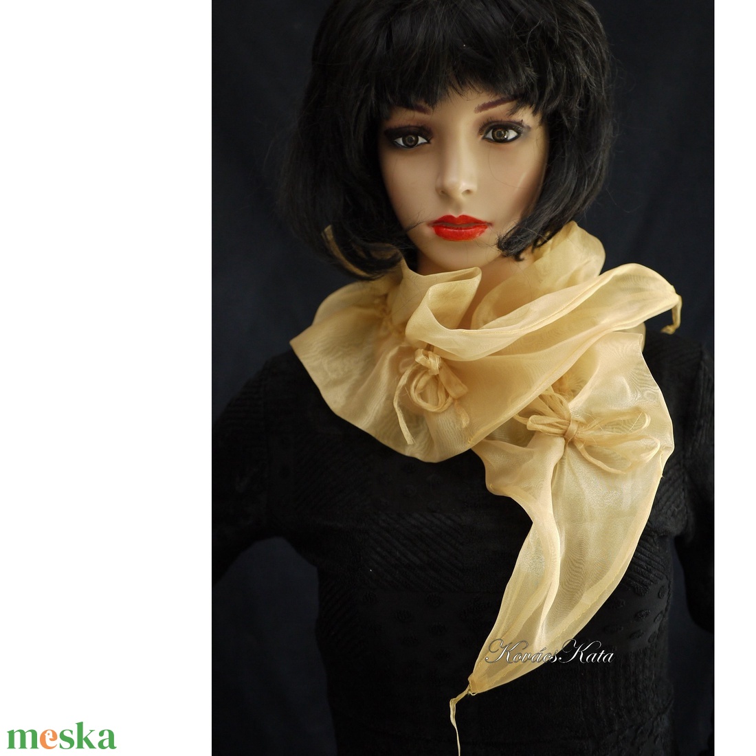 WRAP / arany - fodros organza vállkendő, boleró - esküvő - kiegészítők - bolero és válltakaró - Meska.hu WRAP / arany - fodros organza vállkendő, boleró - esküvő - kiegészítők - bolero és válltakaró - Meska.hu