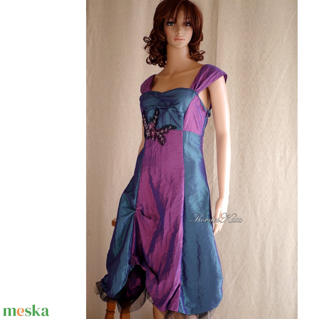 GLENDA - dolly-ruha, design koktélruha - ruha & divat - női ruha - alkalmi ruha & estélyi ruha - Meska.hu