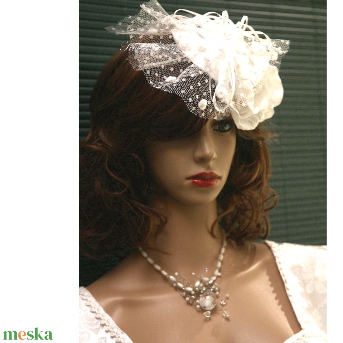 FASCINATOR - PIN-UP esküvői kalapka - esküvő - hajdísz - fésűs hajdísz - Meska.hu FASCINATOR - PIN-UP esküvői kalapka - esküvő - hajdísz - fésűs hajdísz - Meska.hu