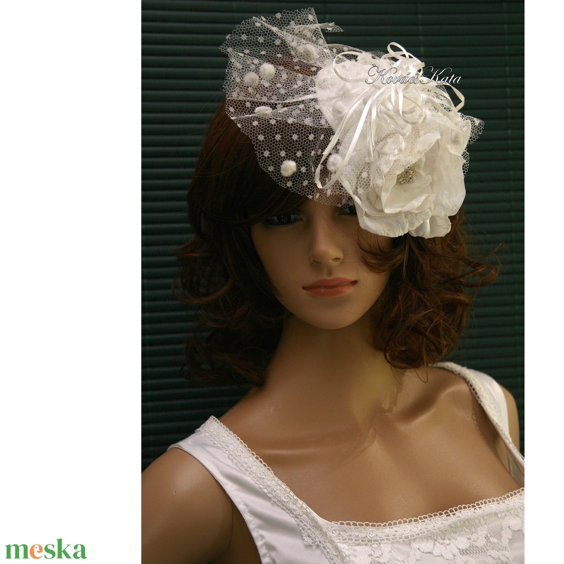FASCINATOR - PIN-UP esküvői kalapka - esküvő - hajdísz - fésűs hajdísz - Meska.hu FASCINATOR - PIN-UP esküvői kalapka - esküvő - hajdísz - fésűs hajdísz - Meska.hu