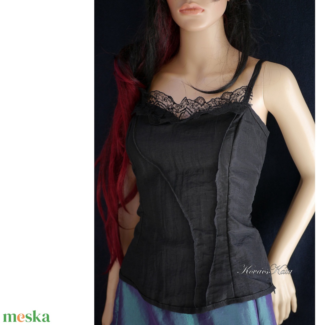 TAFT TOP / csipkés fekete design felső - ruha & divat - női ruha - alkalmi ruha & estélyi ruha - Meska.hu TAFT TOP / csipkés fekete design felső - ruha & divat - női ruha - alkalmi ruha & estélyi ruha - Meska.hu
