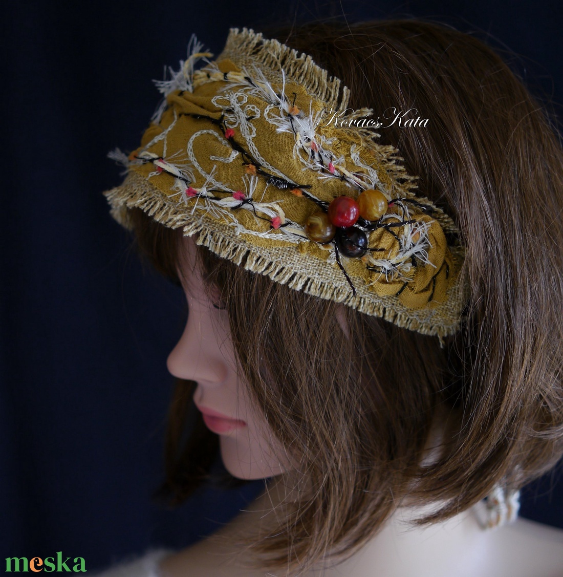 FITYULA - bohém patchwork flapper fejpánt / rusztikus okker - ruha & divat - hajdísz & hajcsat - hajráf & hajpánt - Meska.hu FITYULA - bohém patchwork flapper fejpánt / rusztikus okker - ruha & divat - hajdísz & hajcsat - hajráf & hajpánt - Meska.hu