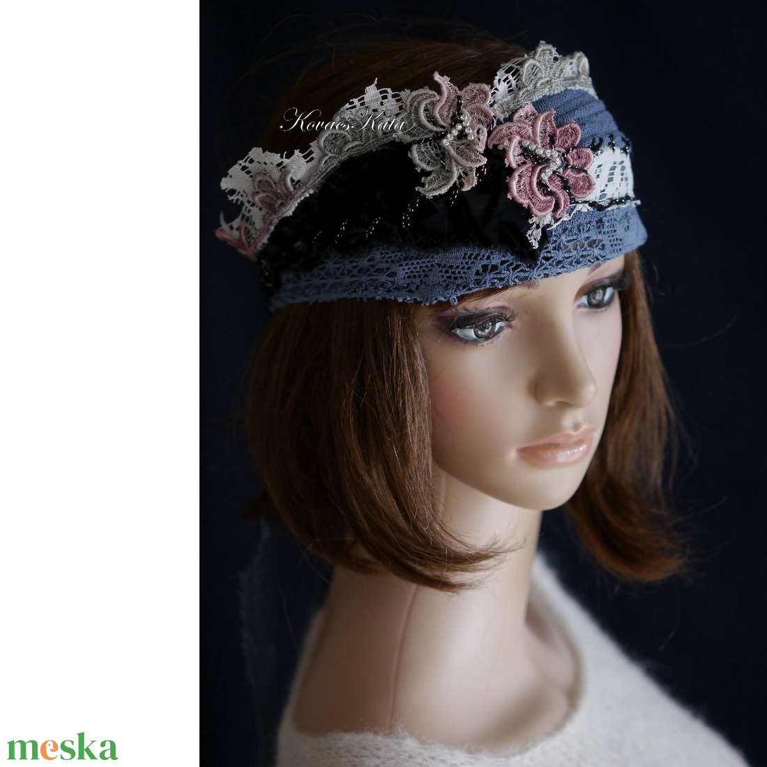 FITYULA - bohém patchwork flapper fejpánt / rokokó - ruha & divat - sál, sapka, kendő - fejpánt - Meska.hu FITYULA - bohém patchwork flapper fejpánt / rokokó - ruha & divat - sál, sapka, kendő - fejpánt - Meska.hu
