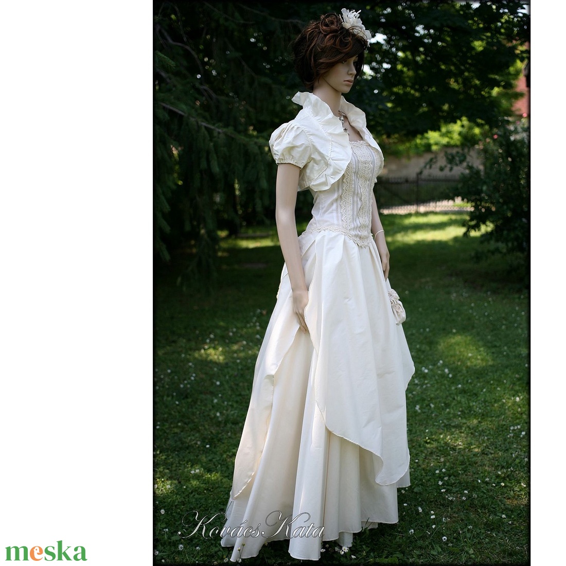 MAJA- vintage stílusú menyasszonyi design ruha - esküvő - ruha - menyasszonyi ruha - Meska.hu MAJA- vintage stílusú menyasszonyi design ruha - esküvő - ruha - menyasszonyi ruha - Meska.hu