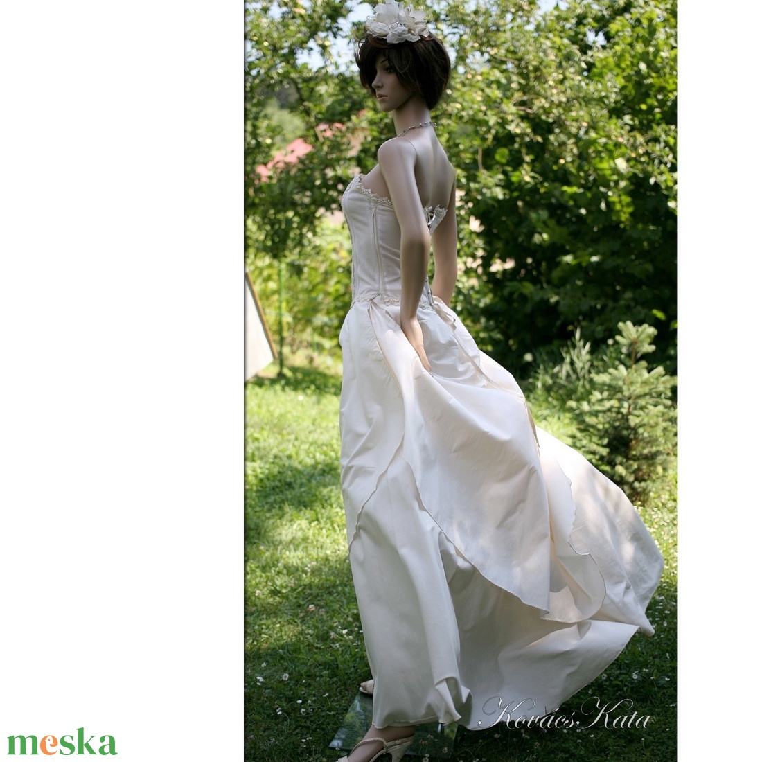 MAJA- vintage stílusú menyasszonyi design ruha - esküvő - ruha - menyasszonyi ruha - Meska.hu MAJA- vintage stílusú menyasszonyi design ruha - esküvő - ruha - menyasszonyi ruha - Meska.hu