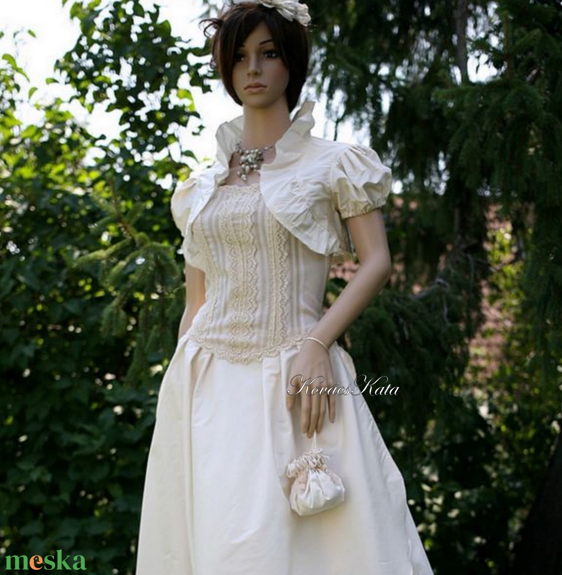 MAJA- vintage stílusú menyasszonyi design ruha - esküvő - ruha - menyasszonyi ruha - Meska.hu MAJA- vintage stílusú menyasszonyi design ruha - esküvő - ruha - menyasszonyi ruha - Meska.hu