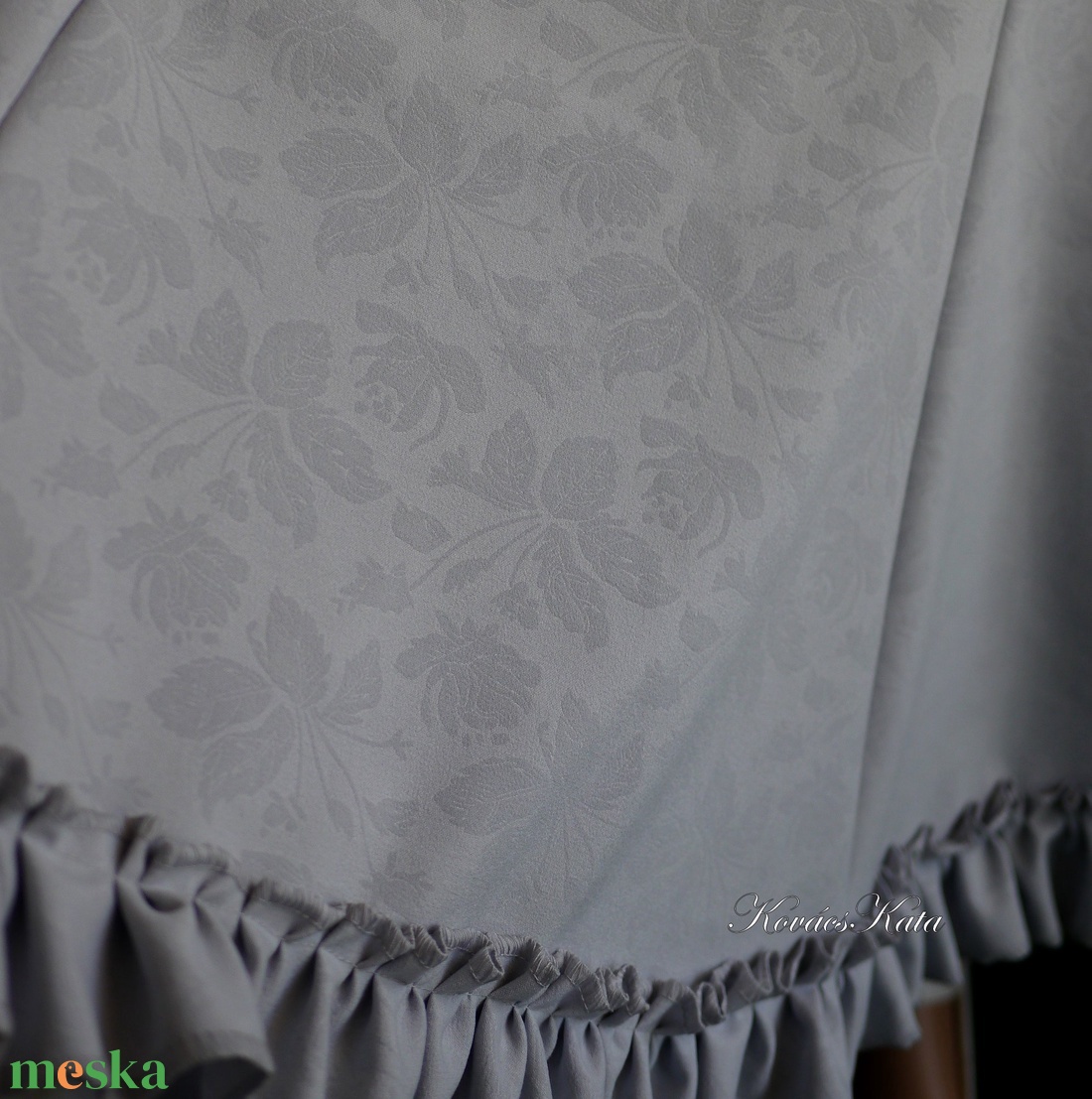 TÍMEA / ezüstszürke - romantikus, elegáns hosszú szoknya - ruha & divat - női ruha - szoknya - Meska.hu TÍMEA / ezüstszürke - romantikus, elegáns hosszú szoknya - ruha & divat - női ruha - szoknya - Meska.hu