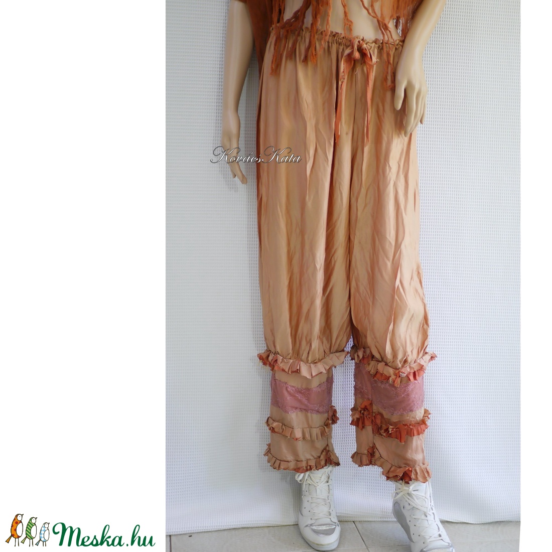 FATIME - romantikus lagenlook selyemnadrág - ruha & divat - női ruha - nadrág - Meska.hu FATIME - romantikus lagenlook selyemnadrág - ruha & divat - női ruha - nadrág - Meska.hu