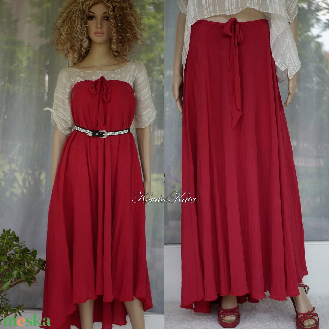 CHERRY- exkluzív hernyóselyem hosszú szoknya, ruha - ruha & divat - női ruha - alkalmi ruha & estélyi ruha - Meska.hu CHERRY- exkluzív hernyóselyem hosszú szoknya, ruha - ruha & divat - női ruha - alkalmi ruha & estélyi ruha - Meska.hu