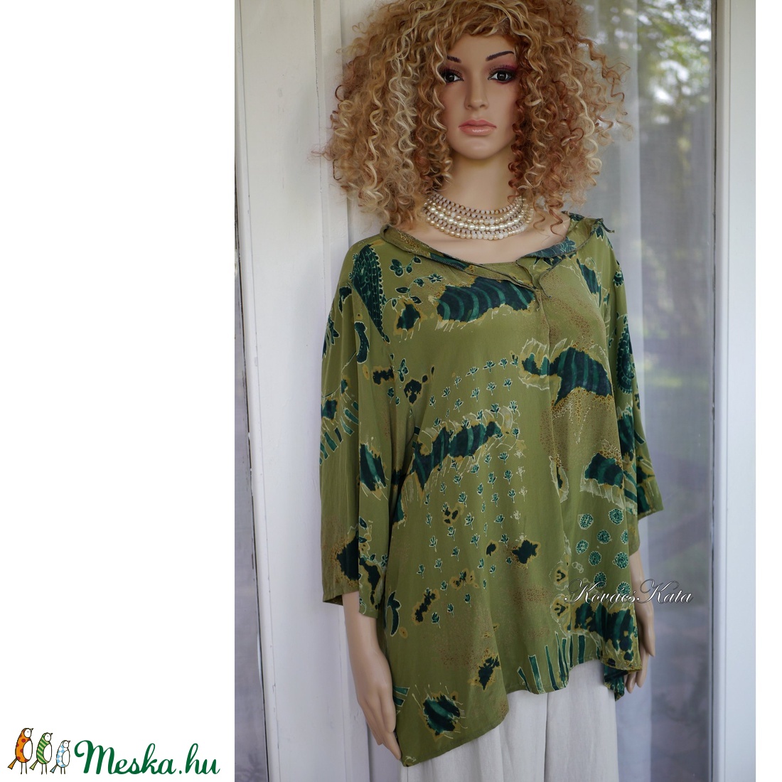 VALENTA - exkluzív 100% Crepe de Chine selyemblúz - ruha & divat - női ruha - blúz - Meska.hu VALENTA - exkluzív 100% Crepe de Chine selyemblúz - ruha & divat - női ruha - blúz - Meska.hu