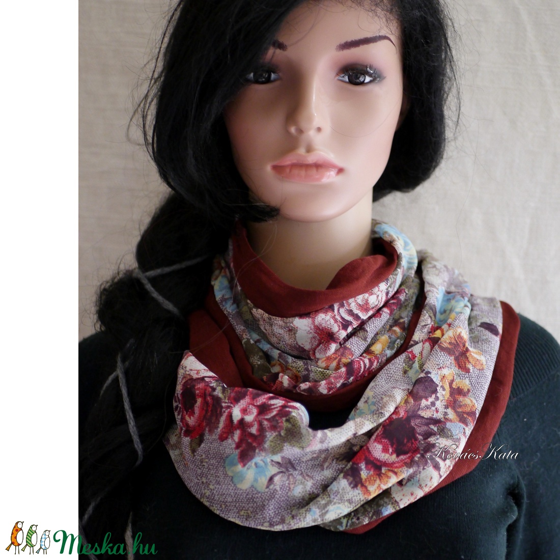 ÉKSZER-SÁL / őszikék - körsál, csősál INFINITY SCARF - ruha & divat - sál, sapka, kendő - sál - Meska.hu ÉKSZER-SÁL / őszikék - körsál, csősál INFINITY SCARF - ruha & divat - sál, sapka, kendő - sál - Meska.hu