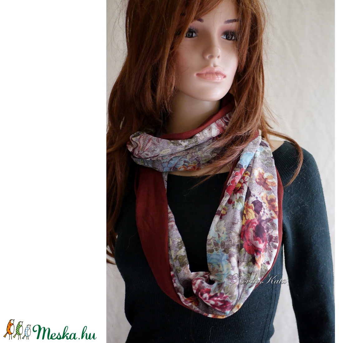 ÉKSZER-SÁL / őszikék - körsál, csősál INFINITY SCARF - ruha & divat - sál, sapka, kendő - sál - Meska.hu ÉKSZER-SÁL / őszikék - körsál, csősál INFINITY SCARF - ruha & divat - sál, sapka, kendő - sál - Meska.hu