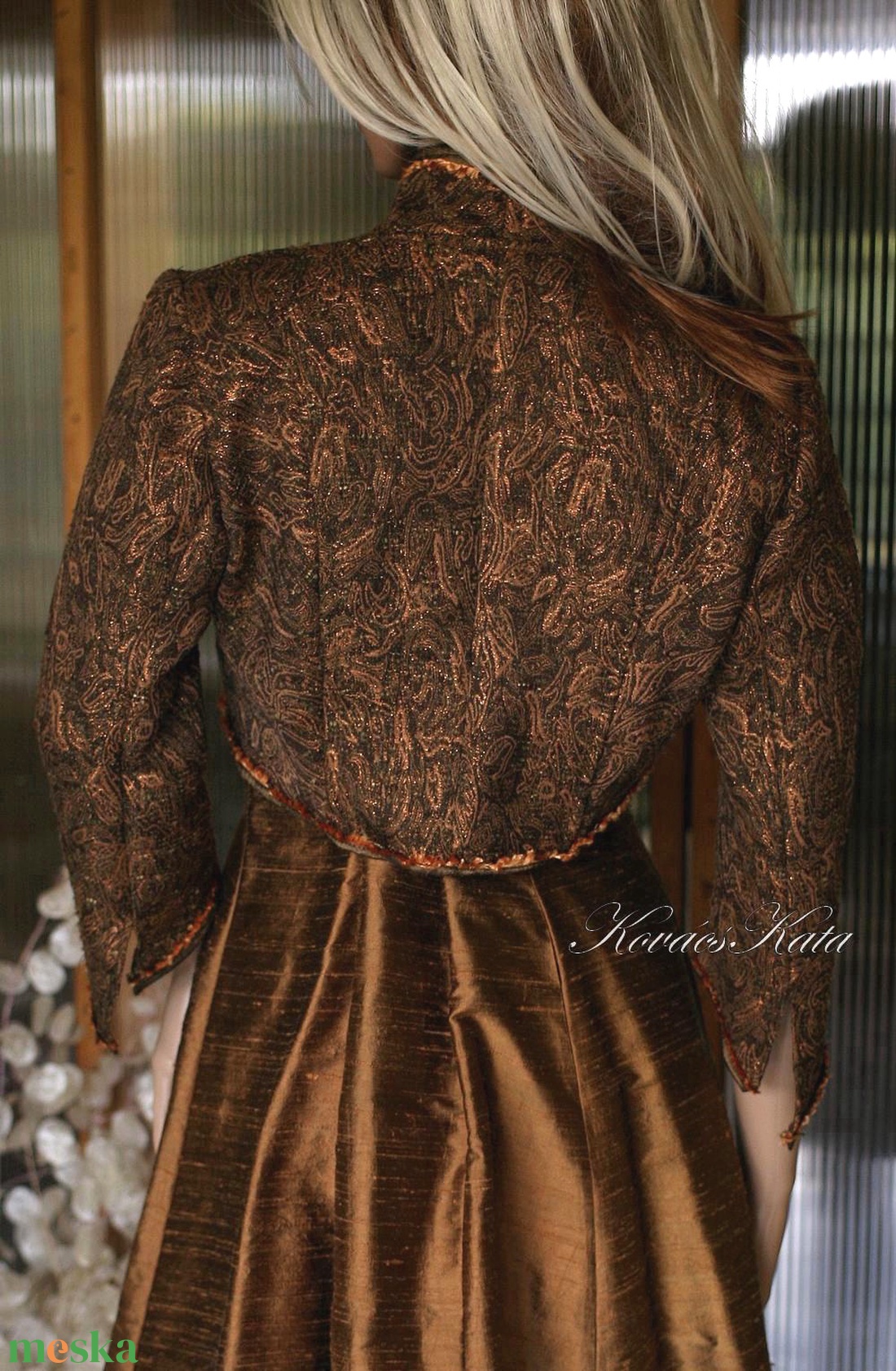 BRONZ BOLERÓ - ruha & divat - női ruha - bolero - Meska.hu BRONZ BOLERÓ - ruha & divat - női ruha - bolero - Meska.hu
