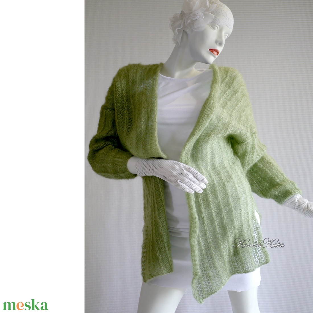 DIDO- exkluzív selyem-mohair kardigán- kézzel kötött - ruha & divat - női ruha - pulóver - Meska.hu DIDO- exkluzív selyem-mohair kardigán- kézzel kötött - ruha & divat - női ruha - pulóver - Meska.hu