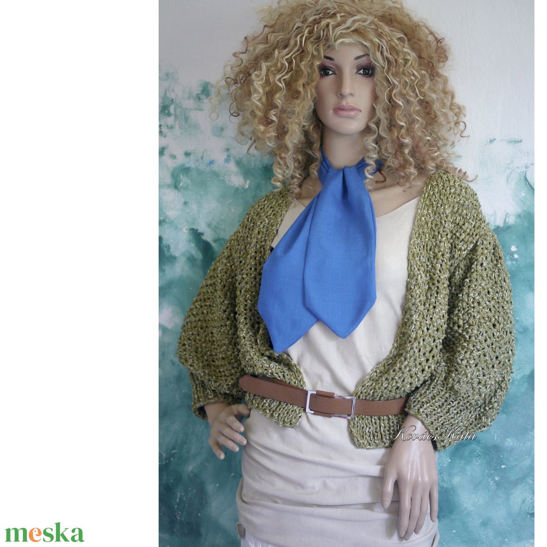 KRAVÁTLI / kobaltkék - jacquard-selyem nyakkendő, sál, sál-kendő, nyaksál női/férfi - ruha & divat - férfi ruha - nyakkendő - Meska.hu KRAVÁTLI / kobaltkék - jacquard-selyem nyakkendő, sál, sál-kendő, nyaksál női/férfi - ruha & divat - férfi ruha - nyakkendő - Meska.hu