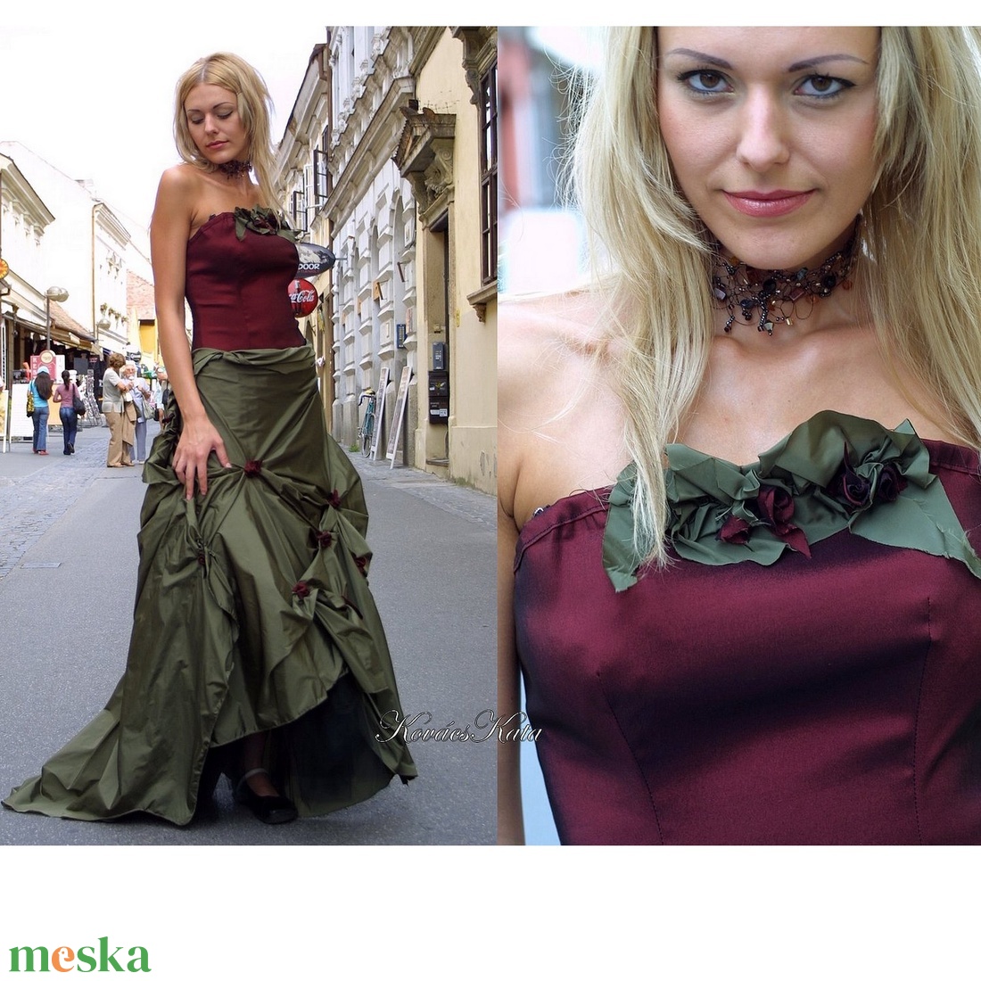 ROXANE -  gótikus design-ruha, estélyiruha - ruha & divat - női ruha - alkalmi ruha & estélyi ruha - Meska.hu