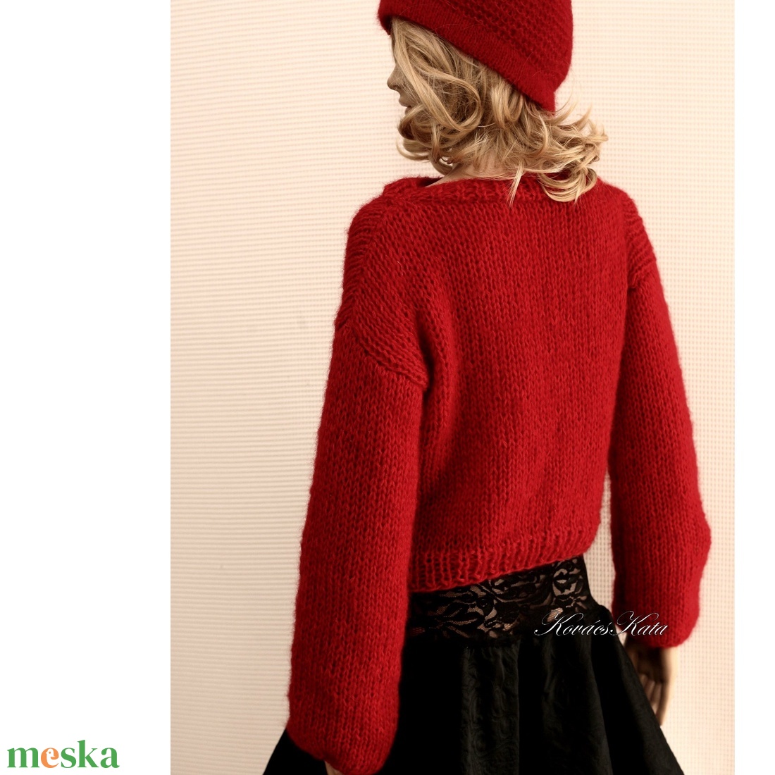 KID MOHAIR-SILK PULCSI - exkluzív kézzel kötött pulóver / vörös - ruha & divat - női ruha - pulóver - Meska.hu KID MOHAIR-SILK PULCSI - exkluzív kézzel kötött pulóver / vörös - ruha & divat - női ruha - pulóver - Meska.hu