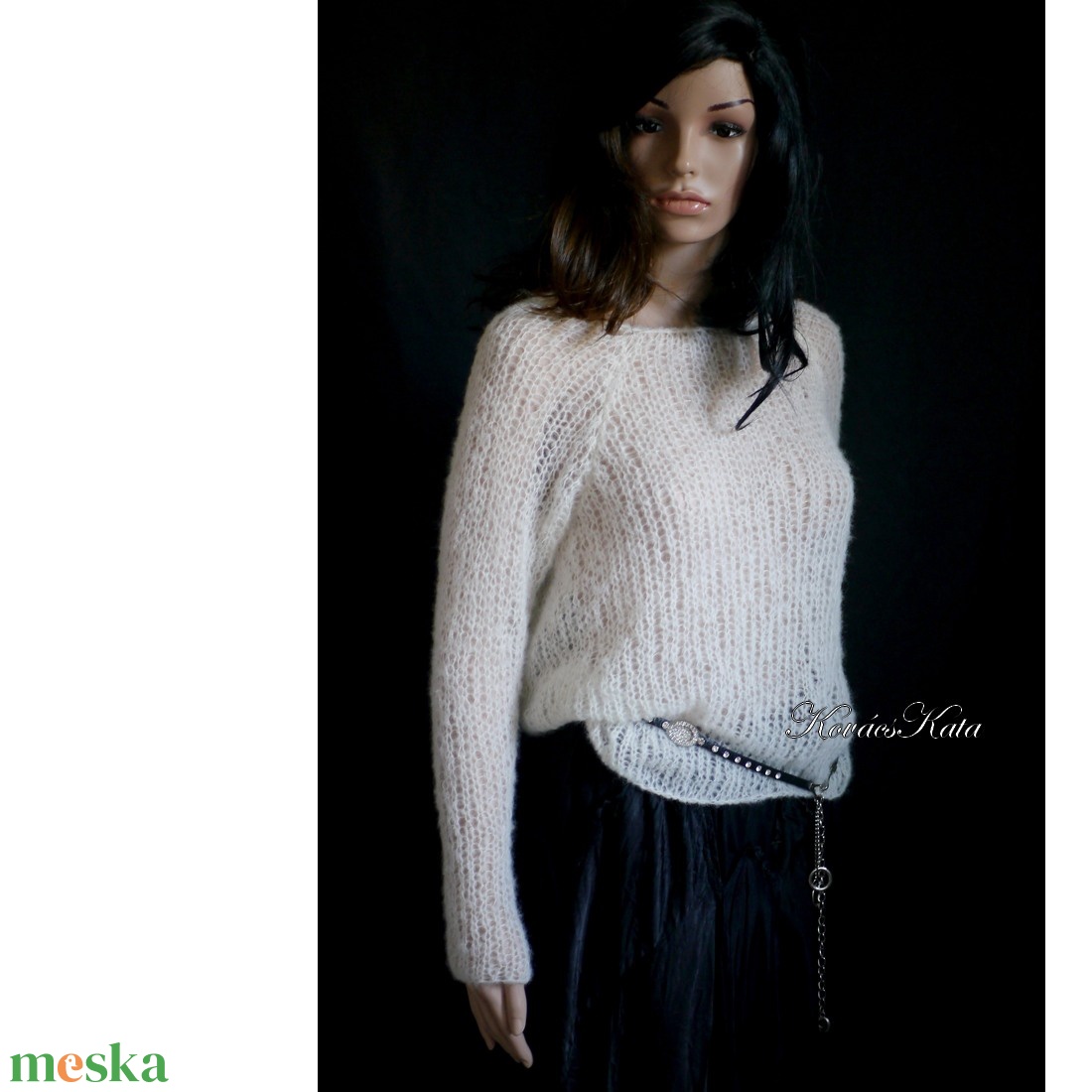 SURI BabyAlpaka-Silk pulcsi - exkluzív kézzel kötött pulóver / natúr - ruha & divat - női ruha - pulóver & kardigán - Meska.hu SURI BabyAlpaka-Silk pulcsi - exkluzív kézzel kötött pulóver / natúr - ruha & divat - női ruha - pulóver & kardigán - Meska.hu